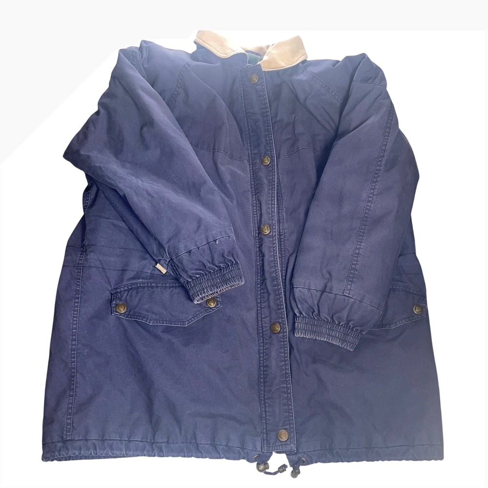 Preston & York Vintage Plaid Quilted Jacket Heritage Cabincore Women's 1X READ
